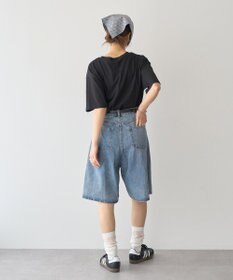 earth music&ecology デニムハーフパンツ