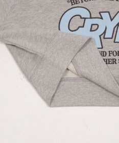 WEGO 襟付きグラフィックショートスウェット