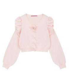 Maison de FLEUR ローズニットカーディガン
