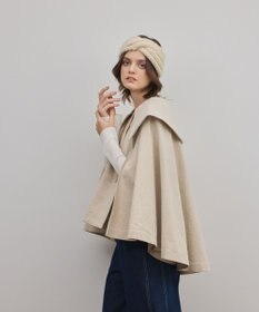 GRACE CONTINENTAL リネンオックスケープジャケット