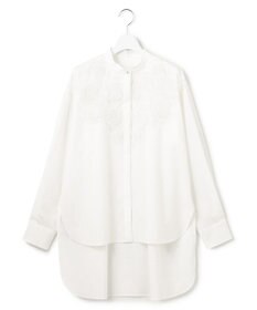 23区 S 【GOLD LABEL】ライトタフタ チュール刺繍 シャツ