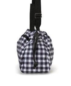 LeSportsac E/W CITY DRAWSTRING BAG /アップタウンギンガム/ブラック