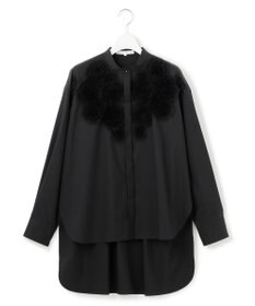 23区 S 【GOLD LABEL】ライトタフタ チュール刺繍 シャツ