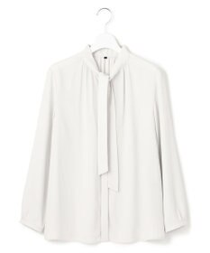 23区 S 【洗える】バックサテンアムンゼン ボウタイ ブラウス