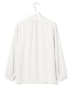 23区 S 【洗える】バックサテンアムンゼン ボウタイ ブラウス