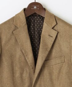 JOSEPH ABBOUD 【ストレッチ】ヘリンボンスウェード ジャケット