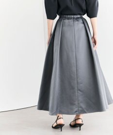 #Newans ヘビーサテンフレアースカート