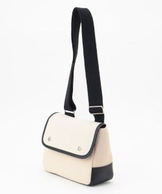 J.PRESS MEN レザーコンビショルダーバッグ