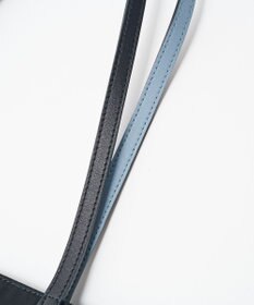 russet バイカラーレザーハンドルトートバッグ(SF-279)