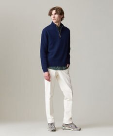 J.PRESS MEN 【KING SIZE】【Cash Lamb’s Wool】ハーフジップニット