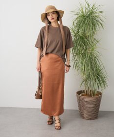 CRAFT STANDARD BOUTIQUE カットクレープワイドキリカエTシャツ