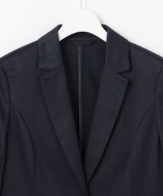 J.PRESS LADIES L 【洗える・吸水速乾】セオアルファピケストライプ テーラード ジャケット