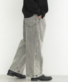 CRAFT STANDARD BOUTIQUE ハイブリーチケミカル加工デニムワイドパンツ