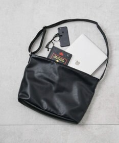 WEGO 【ユニセックス着用ITEM】レザータッチBIGショルダー