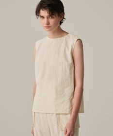 uncrave 【撥水・洗濯機洗い可】ライトプルーフナイロン ブラウス（uncrave WHITE）