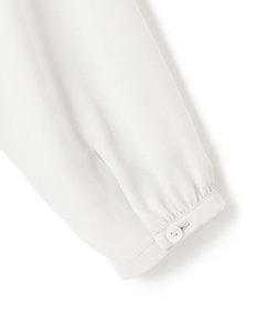 23区 S 【洗える】バックサテンアムンゼン ボウタイ ブラウス