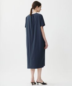 ICB L 【接触冷感・UVカット・洗える】RENUソフトタイプライター バンドカラーワンピース