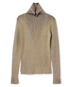 uncrave ラメニット タートルトップス