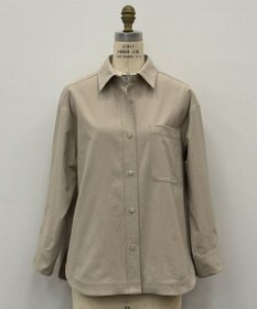 自由区 【ライトアウターに・大人の抜け感】フォルム シャツジャケット