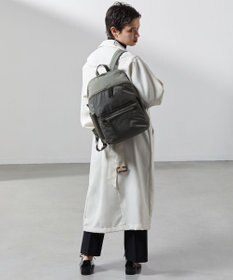 Y'SACCS 【ナイロンタフタ×リサイクルレザー】デイリーリュック
