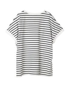 Green Parks インド綿 フレンチスリーブ前後差カットプルオーバー