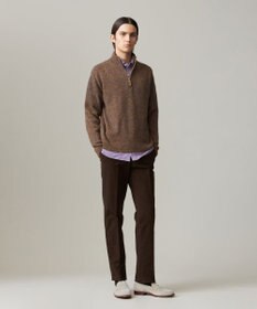 J.PRESS MEN 【KING SIZE】【Cash Lamb’s Wool】ハーフジップニット