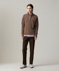 J.PRESS MEN 【KING SIZE】【Cash Lamb’s Wool】ハーフジップニット