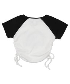 WEGO キーネックサイドレースアップちびT