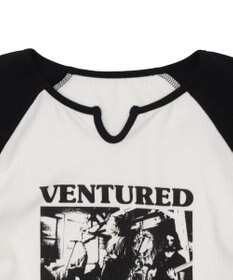 WEGO キーネックサイドレースアップちびT