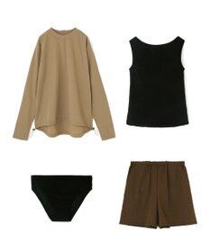 San-ai Resort（三愛水着楽園） 【WEB限定】ラッシュガード付き4点セット水着 9号11号13号【BeachQueen(ビーチクイーン）】