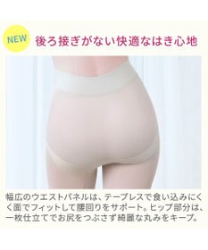 BRADELIS New York 【BRADELIS NewYork peace】綿混楽々dailyシェイプパンツ25 ガードルショーツ 1枚履き可能 ハイウエスト 補正 下着 細見え