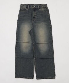 WEGO 【S～Lサイズ展開/ウエスト調整可】パラシュートデニムパンツ