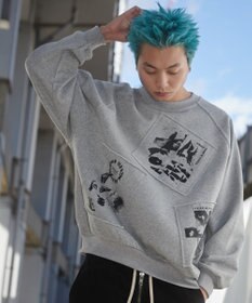 WEGO 【ユニセックス着用ITEM】フォトペーストグラフィックプルオーバー