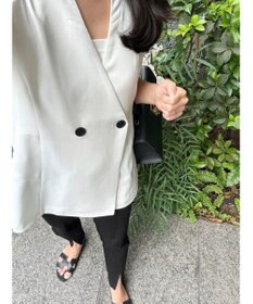 Green Parks AnriettMusee ネック切替デザインベスト