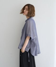 YECCA VECCA サイドスリットドロストシャツ