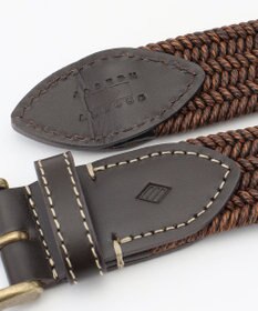 JOSEPH ABBOUD 【キングサイズ・イタリア素材・ストレッチ・日本製】 コットンメランジストレッチ ベルト