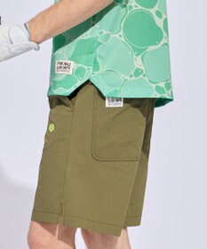 PW CIRCULUS 【MEN】WATER SURFACE プリントモックネックT ゴルフ