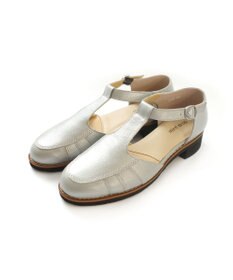 Pointer 本革 通気性Tストラップパンプス