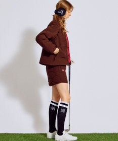 PW CIRCULUS 【撥水加工 / ストレッチ】【WOMEN】デタッチャブルキルティング中綿ブルゾン ゴルフウェア レディース