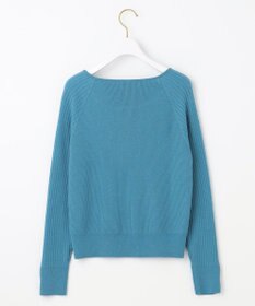 ANY SIS 【ウールブレンドシリーズ】ベースネックリブコンビ ニット