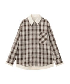 CRAFT STANDARD BOUTIQUE レイヤードライクチェックシャツ