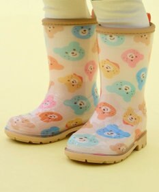 MIKI HOUSE HOT BISCUITS 【13-18cm】 カラフルビーンズ 総柄レインブーツ