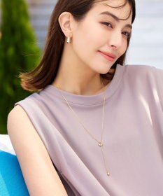 Tiaclasse 涙型ラリエットネックレス