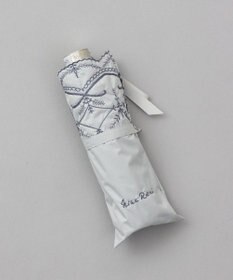 AURORA NINA RICCI （ニナリッチ)  幾何レース風 刺しゅう晴雨兼用パラソル（クイックオープン折り畳み・ミニ傘）