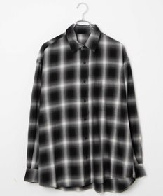 WEGO オンブレチェックシャツ