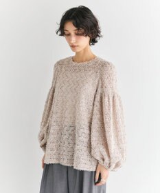 #Newans 【洗える】フィラッフィギャザースリーブブラウス