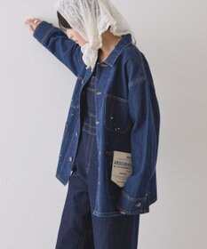 AMERICAN HOLIC ペイントデニムカバーオールジャケット