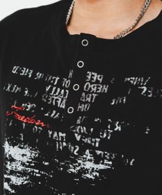WEGO 【ユニセックス着用ITEM】アイレットスラブヘンリーネックT（SS）