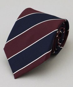 GOTAIRIKU  GOTAIRIKU別注【日本製】シルク ネクタイ_レジメンタル柄