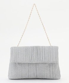 ANY SIS 【2WAY】シャイニープリーツ バッグ シルバー